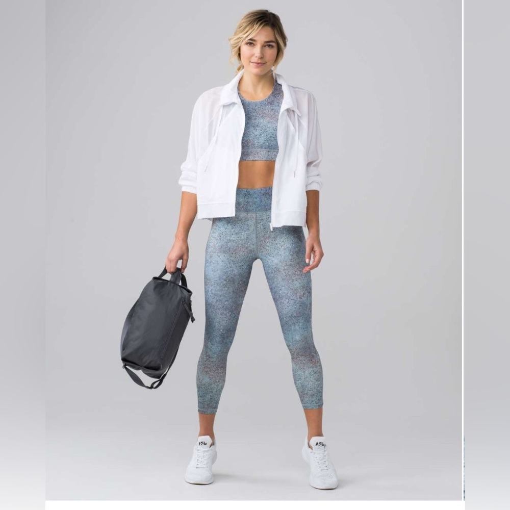 Lululemon Final Lap Crop (23") | Summer Haze Multi Sz 6